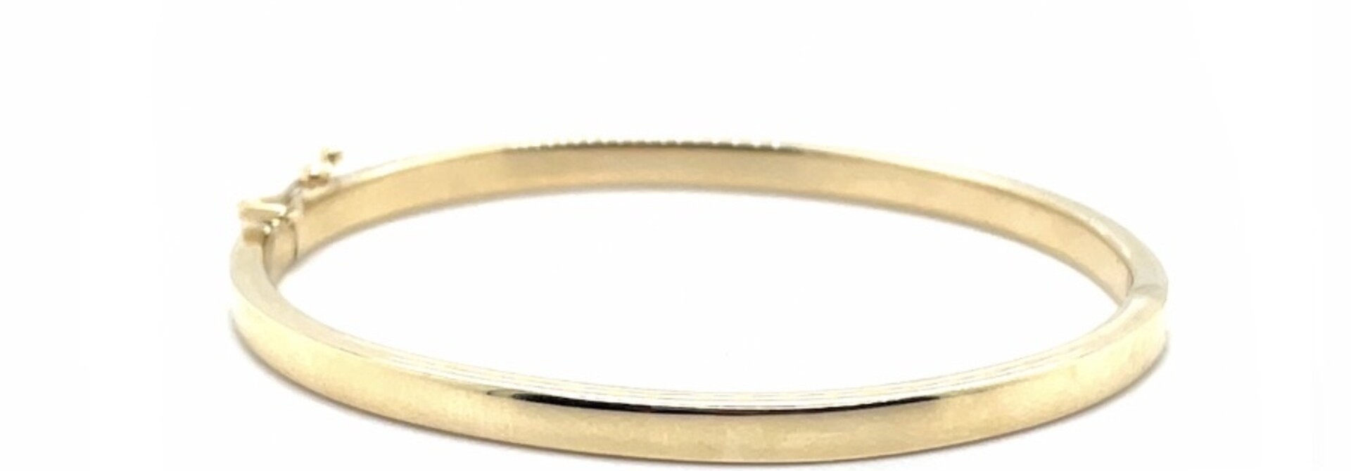 Armband 8 karaats bangle met zilveren kern