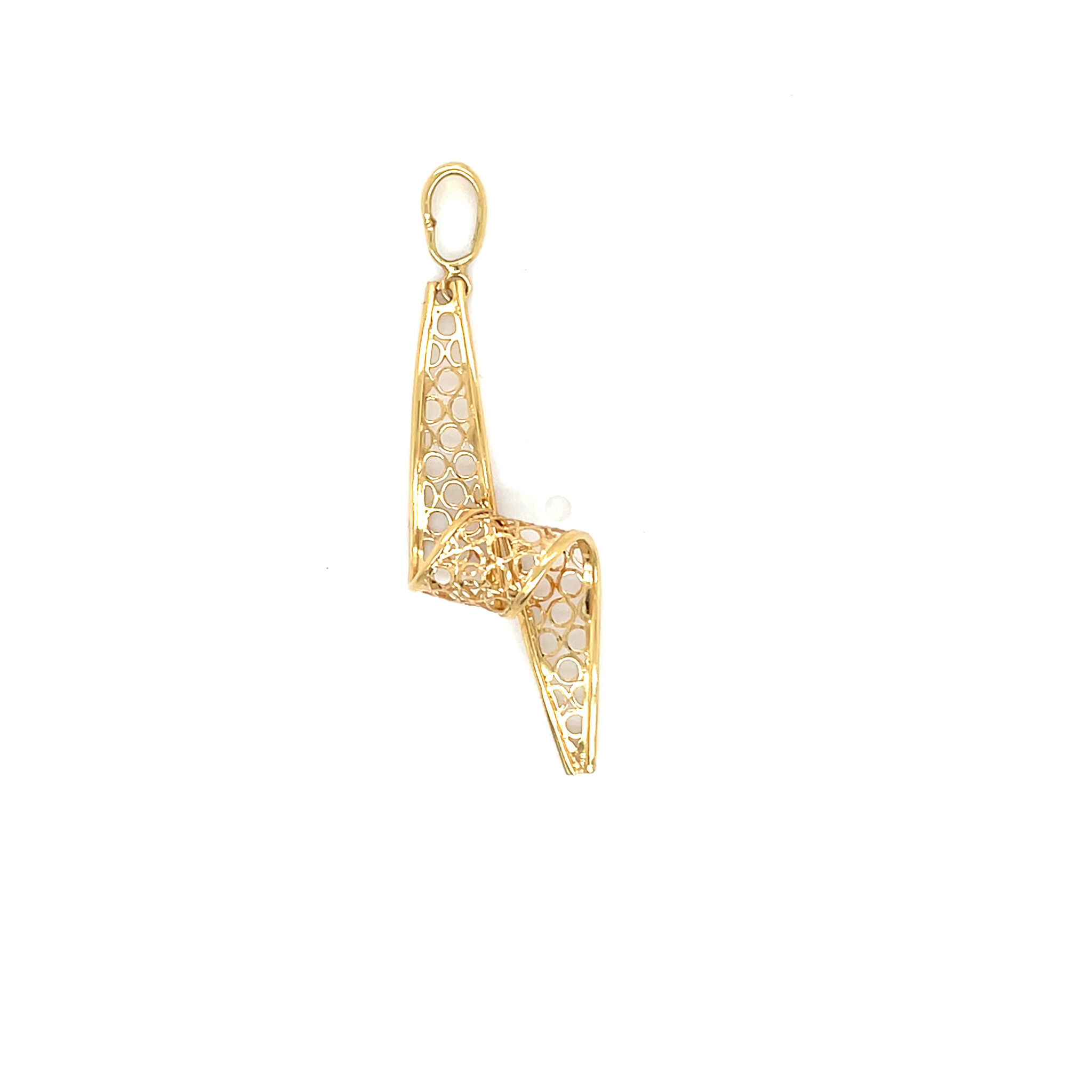 Hanger artistieke vorm opengewerkt met diamond cut-2