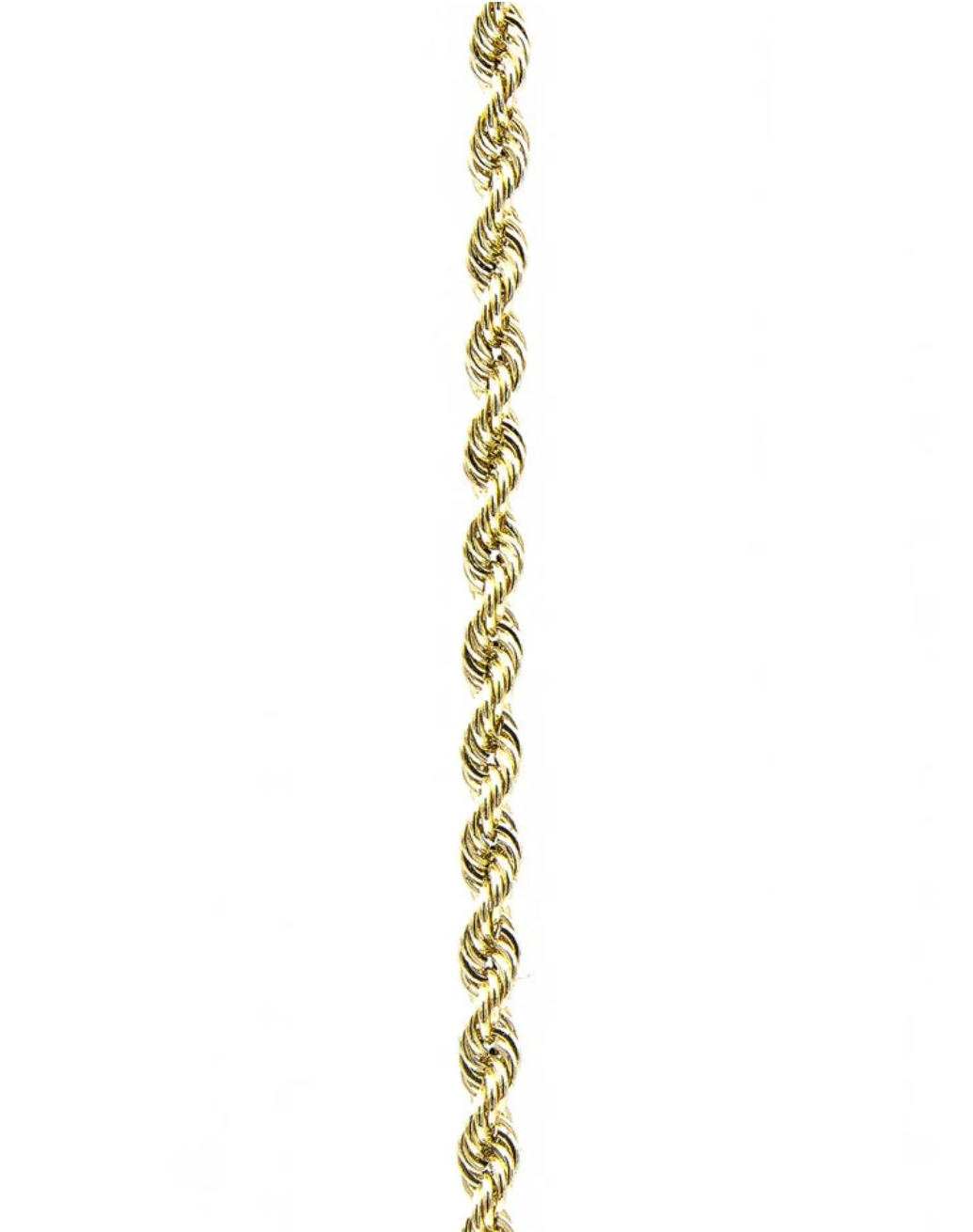 Rope armband Nederlands goud 3 mm-1