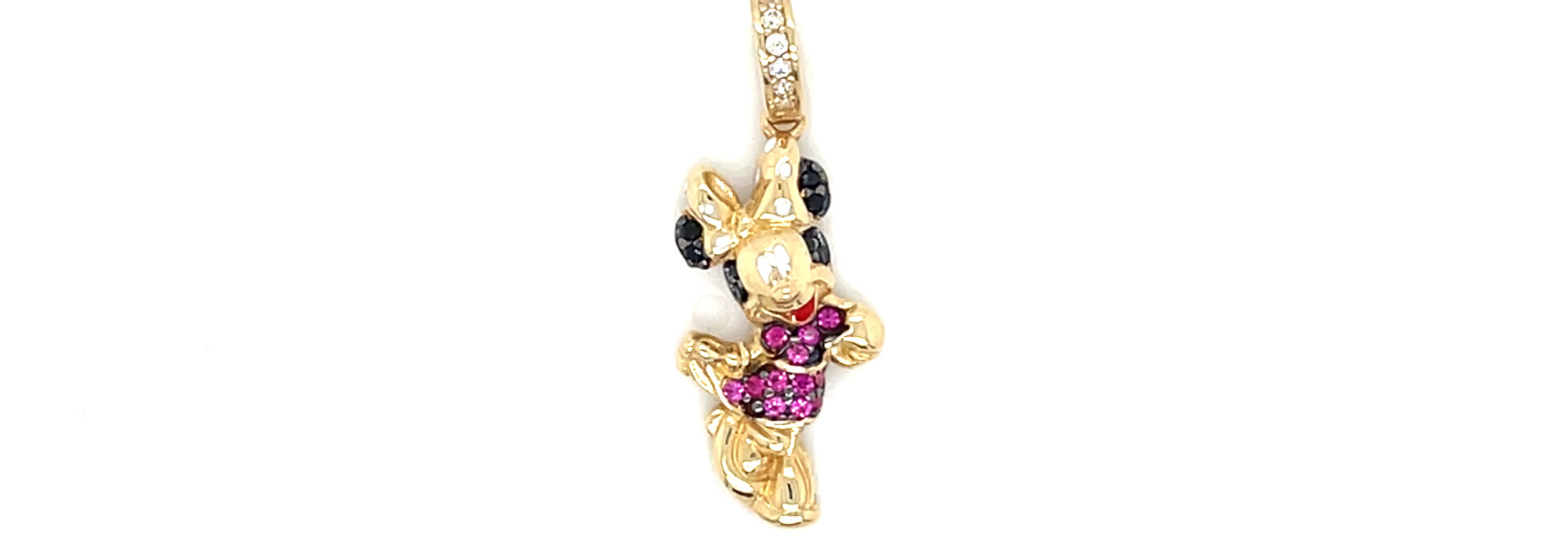 Hanger Minnie Mouse met zirkonia's