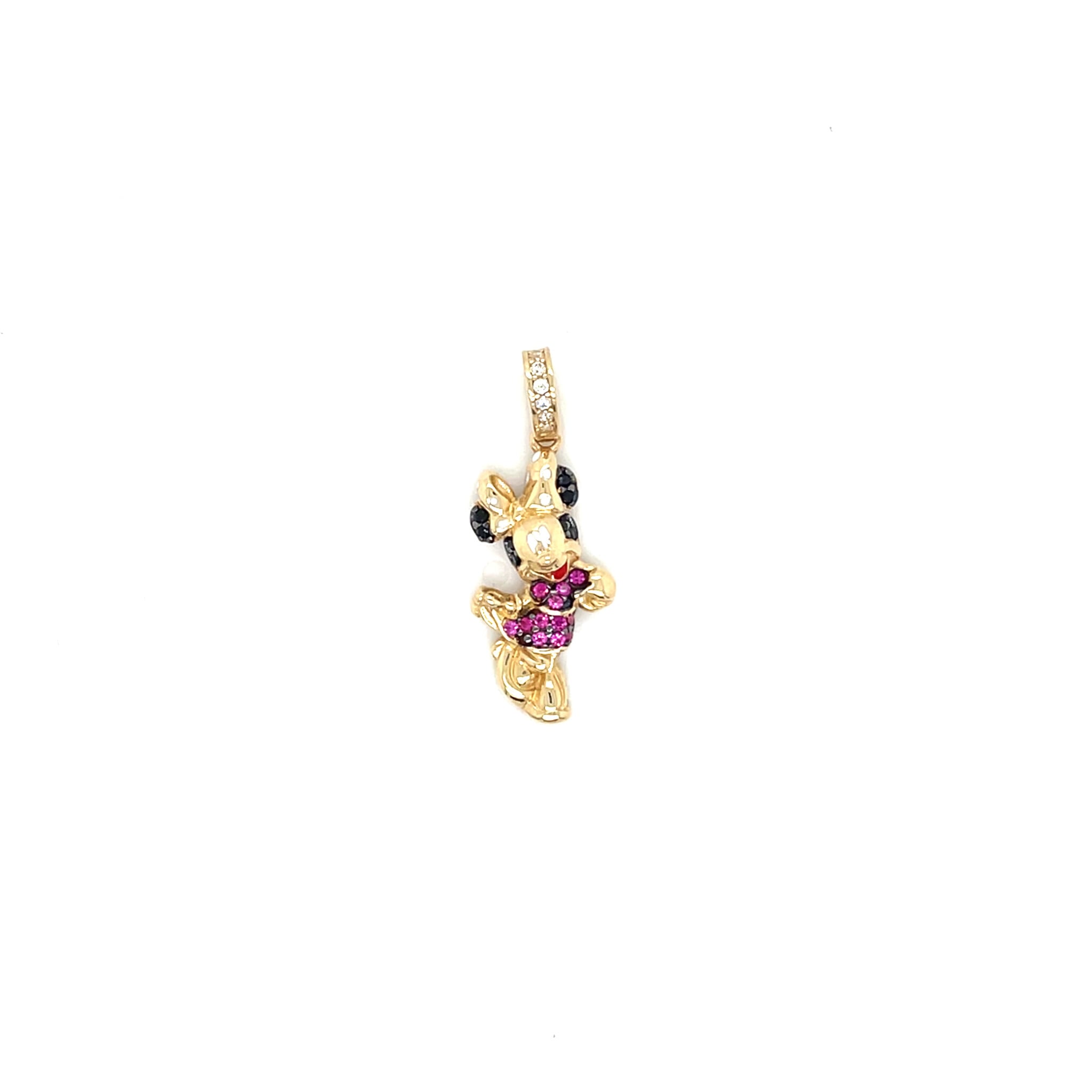 Hanger Minnie Mouse met zirkonia's-1