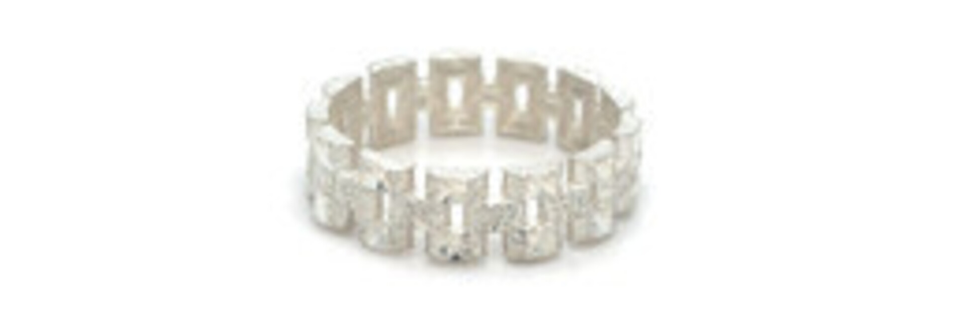 Ring zilver roleks met bewerking