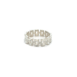 Ring zilver roleks met bewerking-1