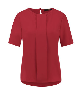 BANESI - Rode viscose top