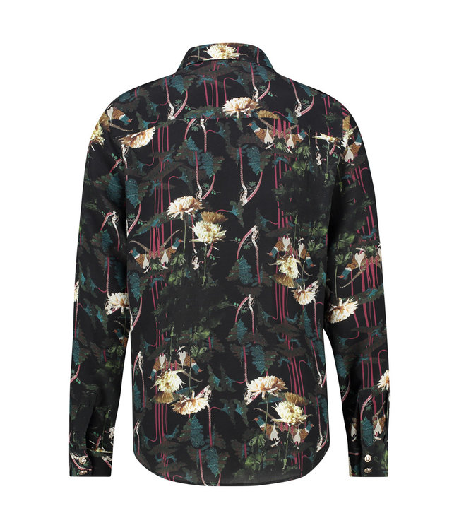 BARBARA - Lange blouse met print