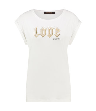 TWISTY LOVE - Off white LOVE T-shirt