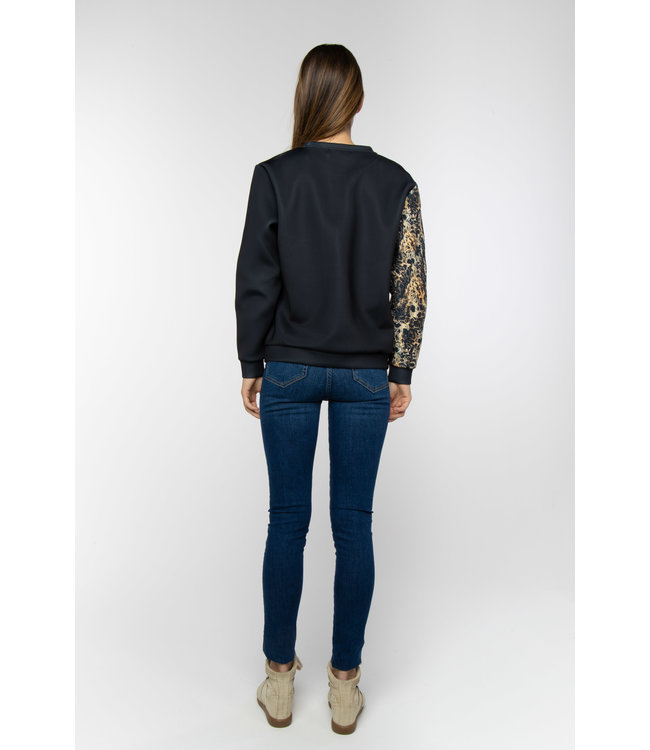 TOPPER - Sweater Leopard Print