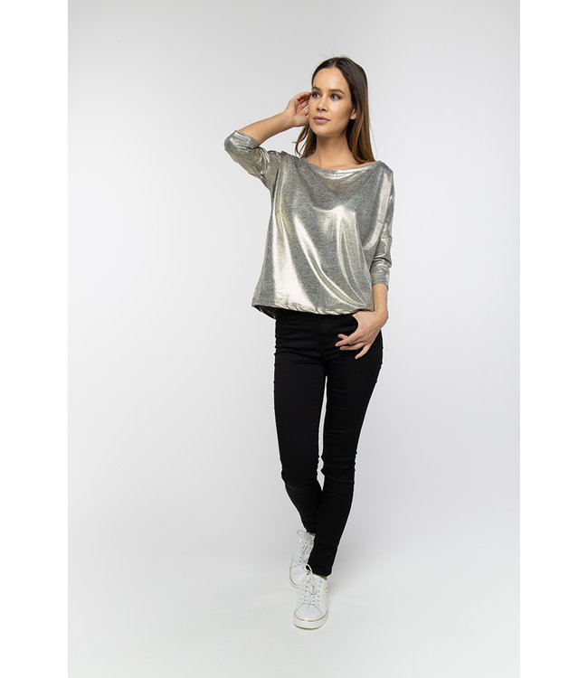 TODROS SHIMMER - Metallic top