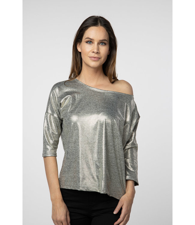 TODROS SHIMMER - Metallic top