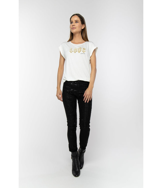 PARADISE SNAKE - High waist corduroy jeans