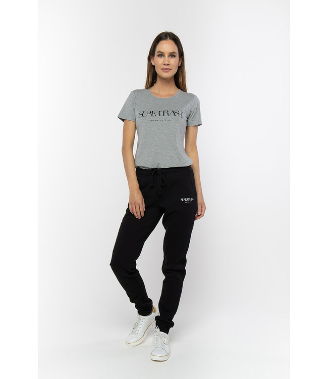 Supertrash TABIA - Grijs Logo T-shirt