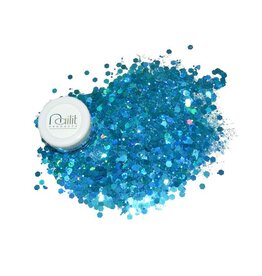 Native glittermix - Petrol