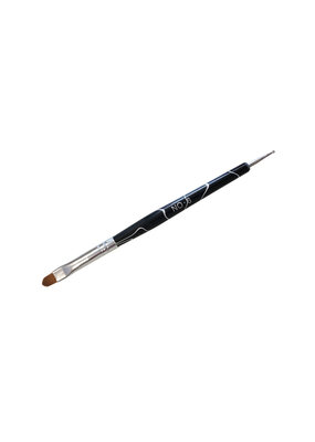 Gelpenseel - zwart marmer + dotting tool