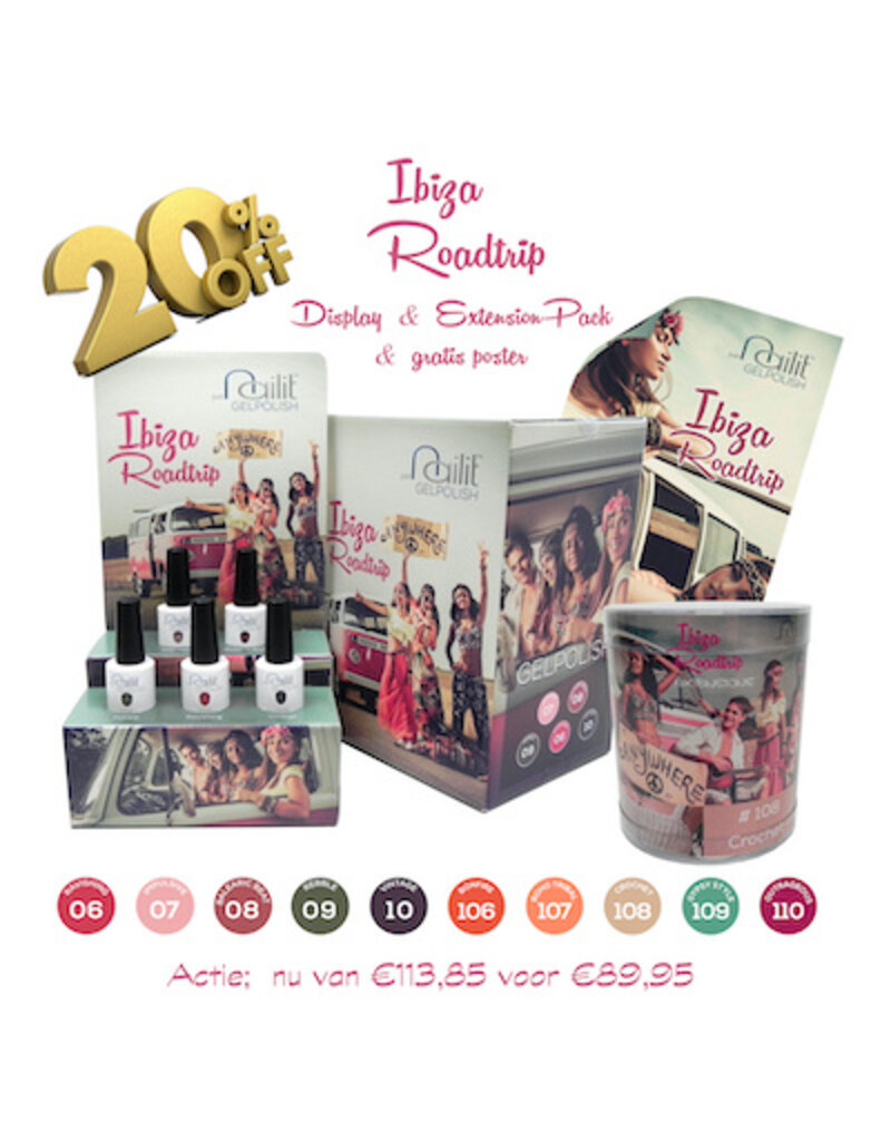 Nailit Products Actie: Ibiza Roadtrip collectie