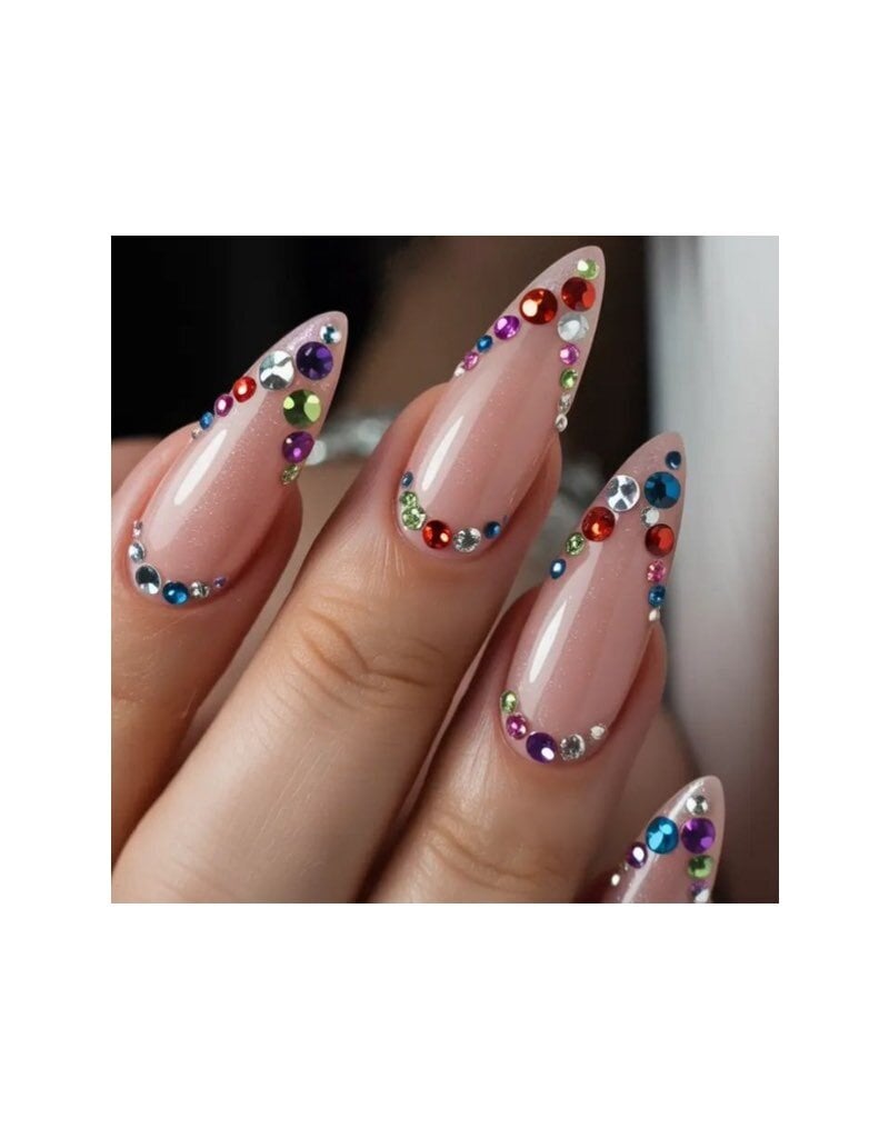 Strass steentjes wiel 1+1 GRATIS