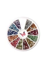 Strass steentjes wiel 1+1 GRATIS