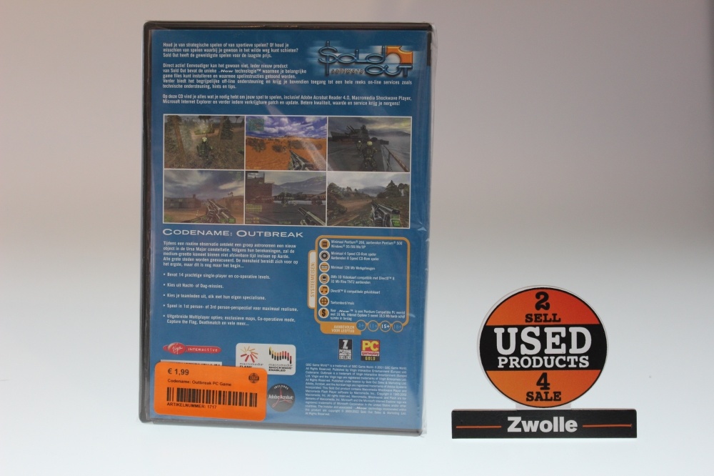 Codename: Outbreak Pc Game - Used Products Zwolle