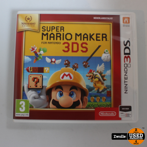 Tandheelkundig tekort Comorama nintendo Nintendo 3DS spel | Super mario maker - Used Products Zwolle