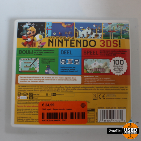 Nintendo 3DS spel | Super mario maker