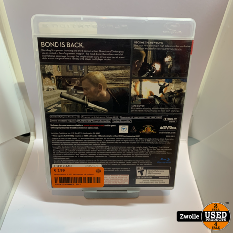 Playstation 3 007 Quantum of solace
