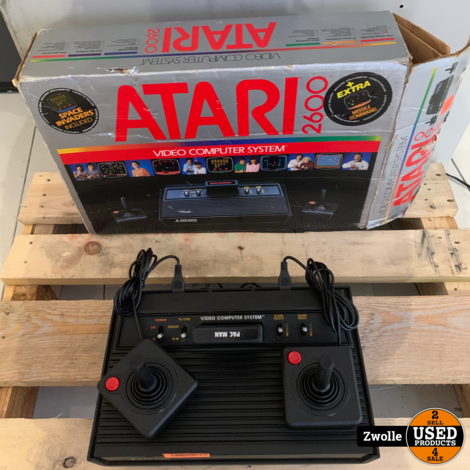 Atari 2600 Darth Vader editie spelcomputer met originele doos en adapter | made in Ireland