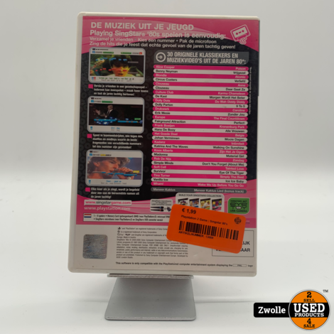 Playstation 2 Game | Singstar 80's