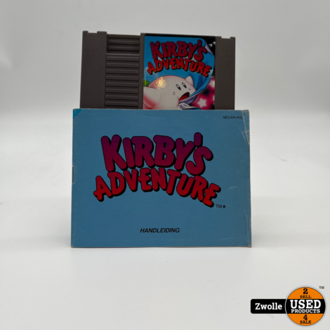 Nintendo NES Game | Kirby's Adventure | inclusief boekwerk