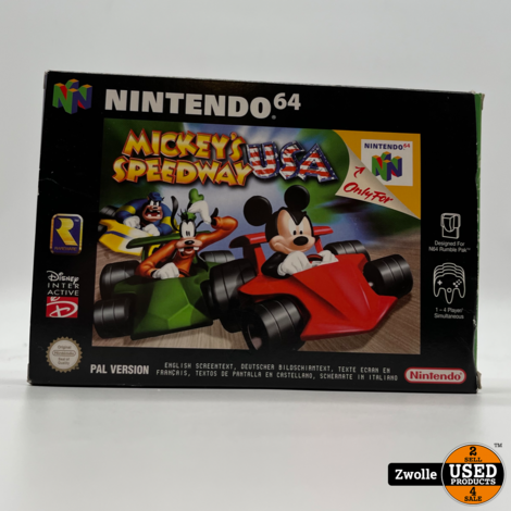 Nintendo 64 game | Mickeys Speedway USA