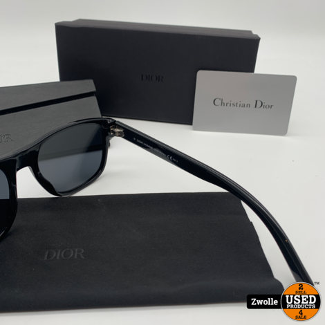 Christian Dior Zonnebril | Dior Flag 2 | 807 | Black | Compleet in doos en met bestelbon