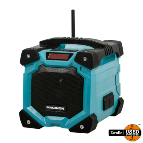 MAGINON BOUW radio | 5 uur accu | Bluetooth | Nieuw in doos