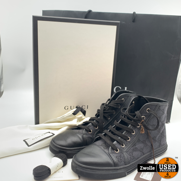 Soms Deens Ringlet Gucci Brands 426186 KQWMO Black schoenen compleet in doos maat 38 - Used  Products Zwolle