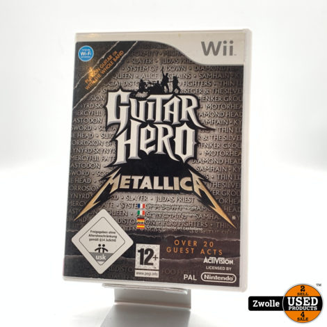 Wii game Guitar Hero Metallica
