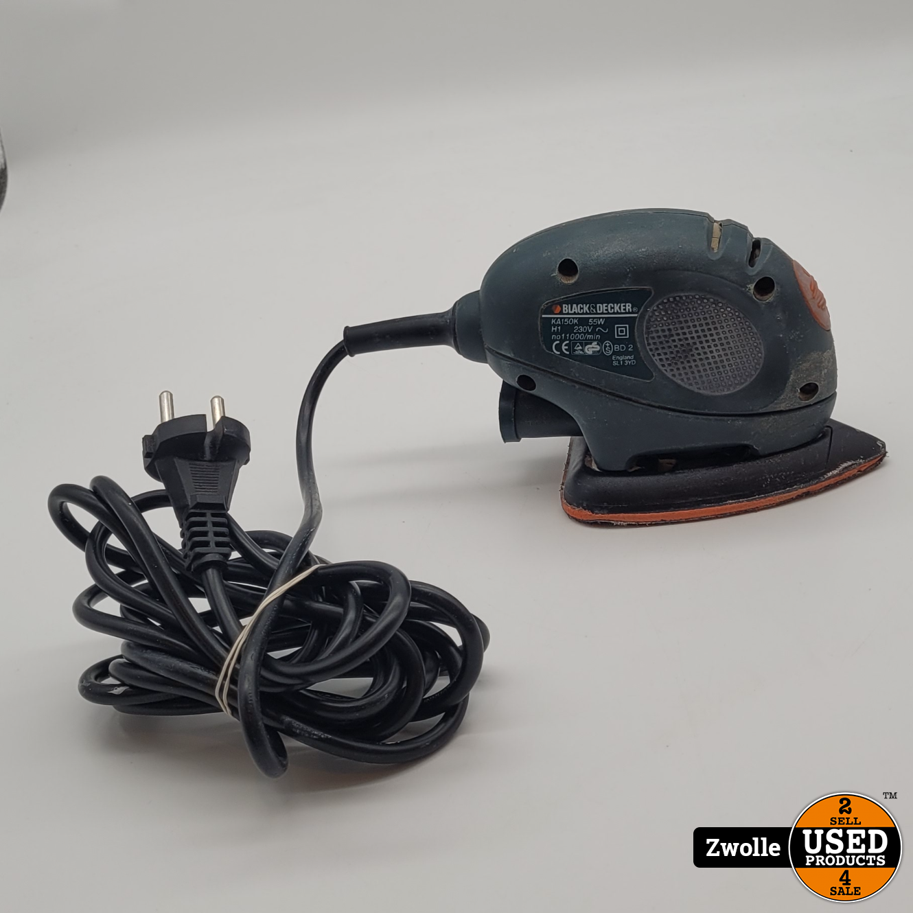 Anders stam Komkommer Black &amp; Decker Mouse schuurmachine KA150K - Used Products Zwolle