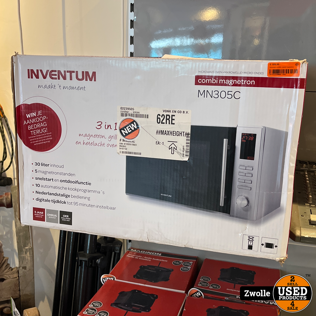 inventum mn305c combi magnetron - Used Products Zwolle