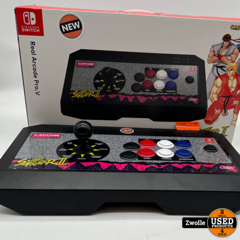 Nintendo Switch Real Arcade Pro V Hayabusa - Street Fighter - Retro Edition