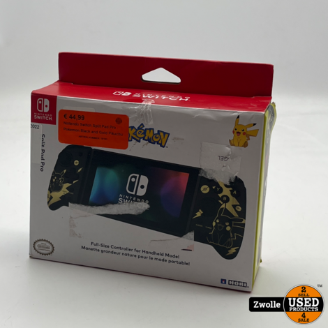 Nintendo Switch Split Pad Pro - Pokemon Black and Gold Pikachu