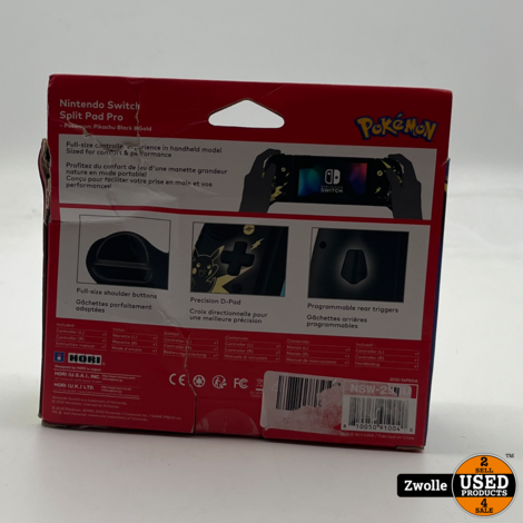 Nintendo Switch Split Pad Pro - Pokemon Black and Gold Pikachu