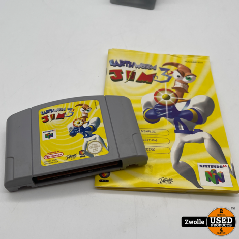 Nintendo 64 game | Earthworm Jim 3D