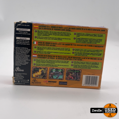 Bio Freaks Nintendo 64 game in doos