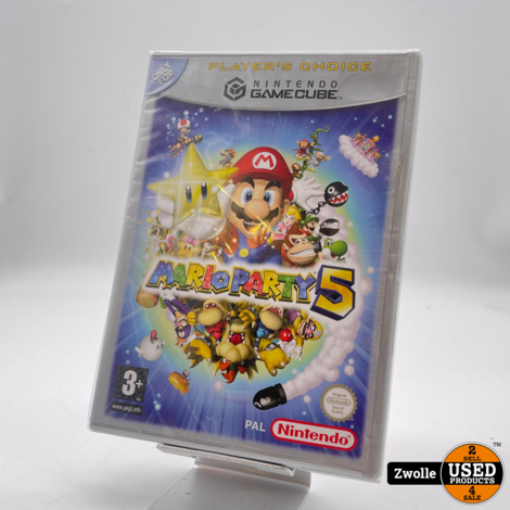 Gamecube game Mario Party 5 compleet met boekjes