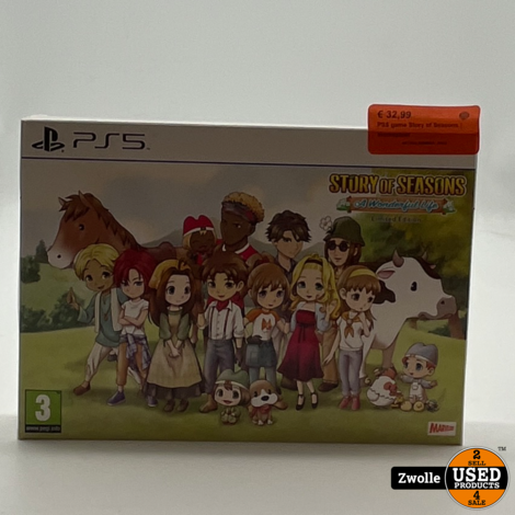 PS5 game Story of Seasons | incompleet