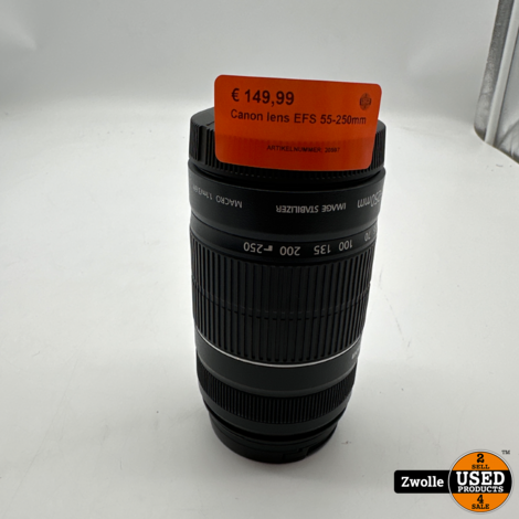 Canon lens EFS 55-250mm