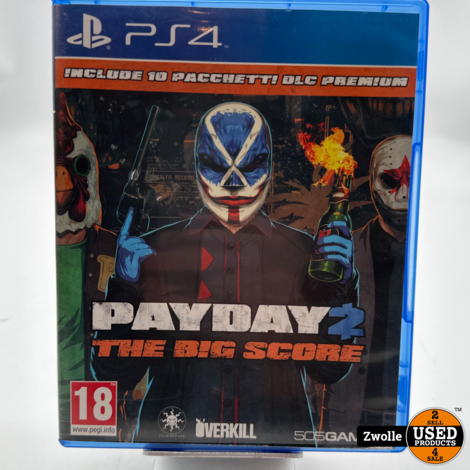 Playstation 4 game Payday 2 The Big Score