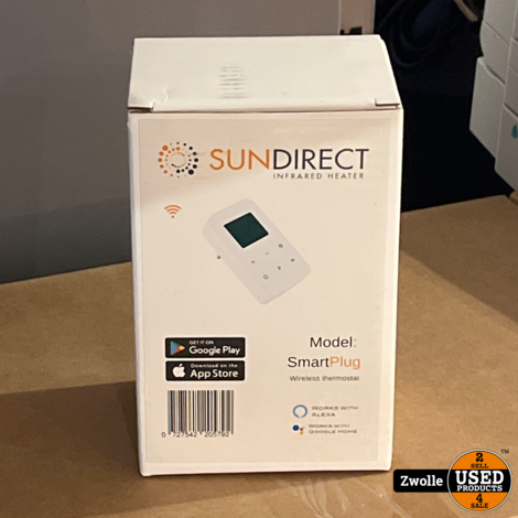 Sundirect infrared heater Warmtepaneel + thermostaat en ophanging | nieuw in doos