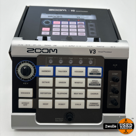 Zoom v3 Vocal processor nieuwstaat