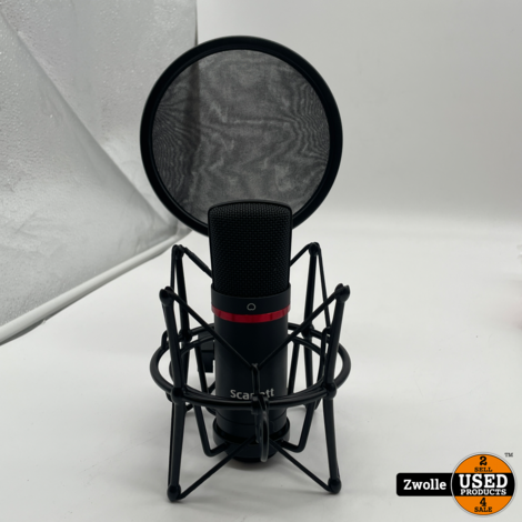 Focusrite Scarlett 2i2 Studio 2rd Gen | met microfoon en Hoofdtelefoon | complete set
