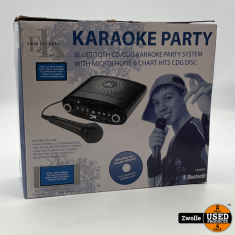 Karaoke party bluetooth/cd/cdg karaoke party system | 5060068484568