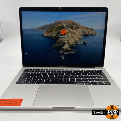 Macbook pro 2017 | i5-2.3 | 8 GB | 128GB | laadcycli 222