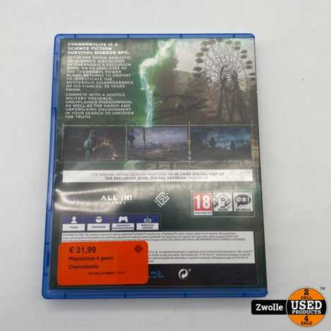 Playstation 4 game Chernobylite