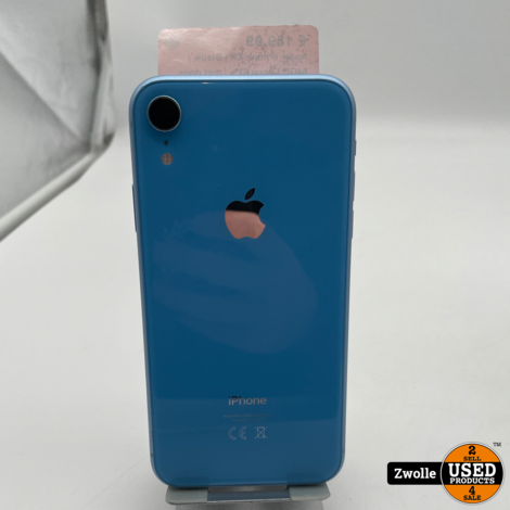 Apple iPhone XR | Blauw | 64GB | Accu 81% | met doos